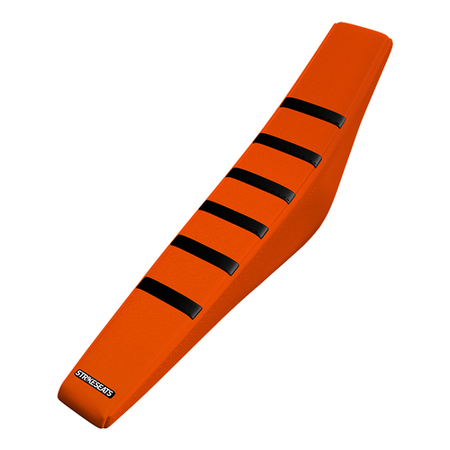 KTM 125SX/250SX/300SX/250SXF/350SXF/450SXF 23-24/ EXC 24 BLACK/ORANGE/ORANGE Gripper Ribbed Seat Cover