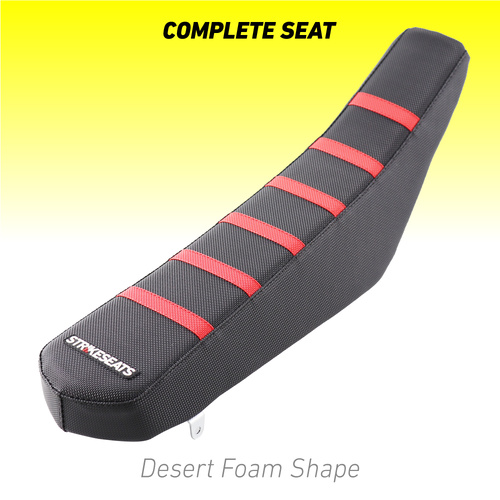 Honda CRF450 17-20/CRF250 18-21/ CRF450FX 18-25 RED/BLACK/BLACK DESERT Complete Seat