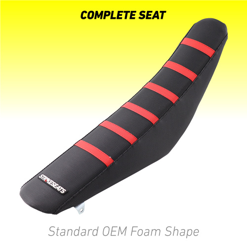 Honda CRF250 14-17/CRF450 13-16 RED/BLACK/BLACK Standard OEM Complete Seat