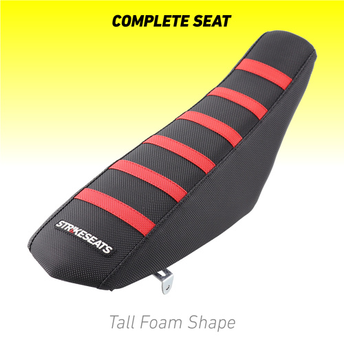 Honda CRF110F 19-25/CRF125F 19-25 RED/BLACK/BLACK TALL Complete Seat