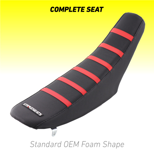 Honda CR125 00-07/CR250 00-07 RED/BLACK/BLACK Standard OEM Complete Seat