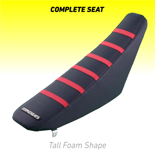 Honda CR125 00-07/CR250 00-07 RED/BLACK/BLACK TALL Complete Seat