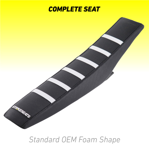 Husqvarna TC/TX 17-18 /FC 16-18 TE/FE 17-19 WHITE/BLACK/BLACK Standard OEM Complete Seat
