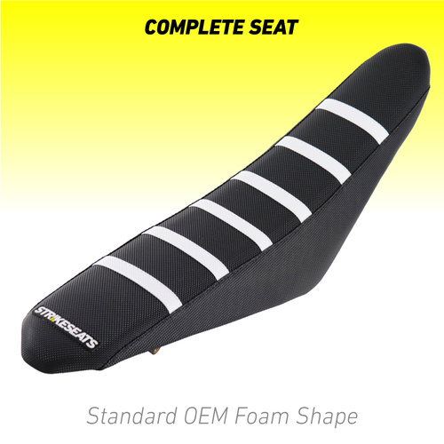 Husqvarna TE/FE 14-16 /TC 14-15 /FC 14-15 WHITE/BLACK/BLACK Standard OEM Complete Seat