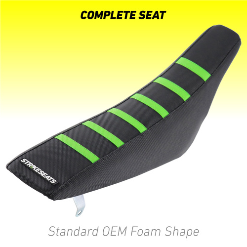Kawasaki KX250F 09-12/KX450F 09-11 GREEN/BLACK/BLACK Standard OEM Complete Seat