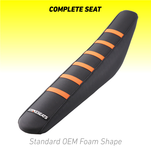 KTM SX/SXF/XC/XCF 19-22 /EXC/EXCF 20-23 ORANGE/BLACK/BLACK Standard OEM Complete Seat