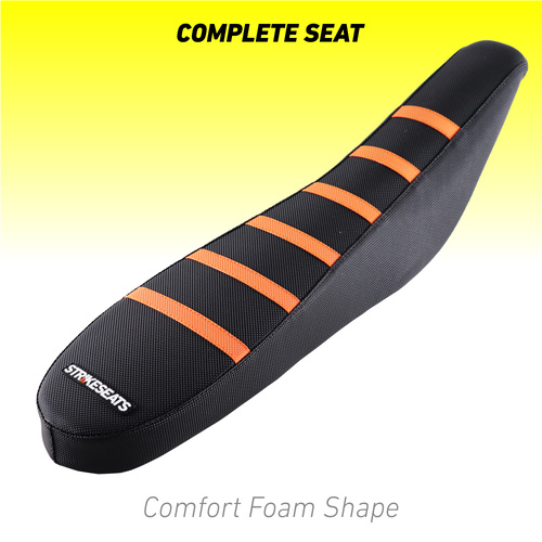 KTM SX/SXF/XC/XCF 19-22 /EXC/EXCF 20-23 ORANGE/BLACK/BLACK COMFORT Complete Seat