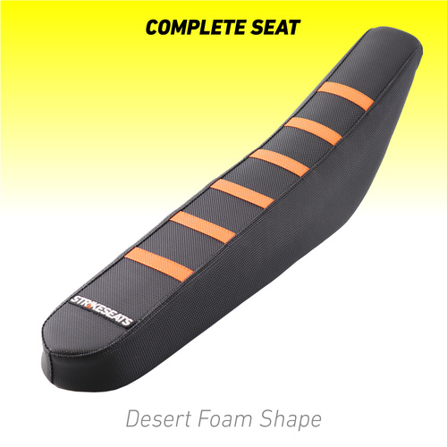 KTM SX/SXF/XC/XCF 19-22 /EXC/EXCF 20-23 ORANGE/BLACK/BLACK DESERT Complete Seat