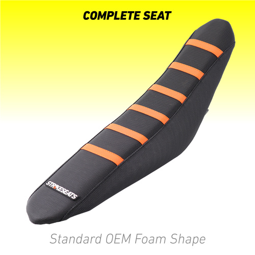 KTM SX/SXF 11-15 /EXC/EXCF 12-16 ORANGE/BLACK/BLACK Standard OEM Complete Seat