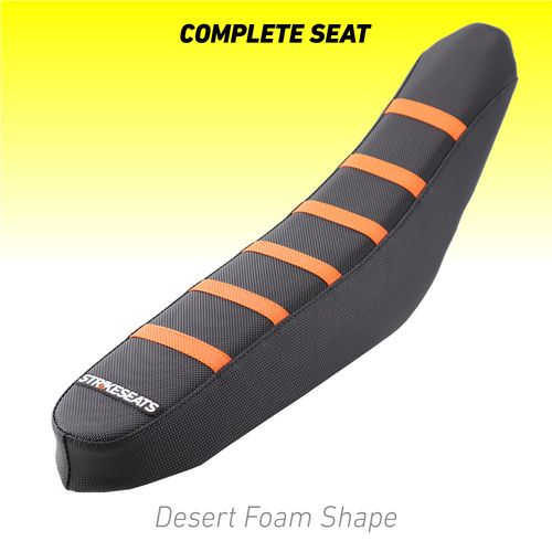KTM SX/SXF 11-15 /EXC/EXCF 12-16 ORANGE/BLACK/BLACK DESERT Complete Seat