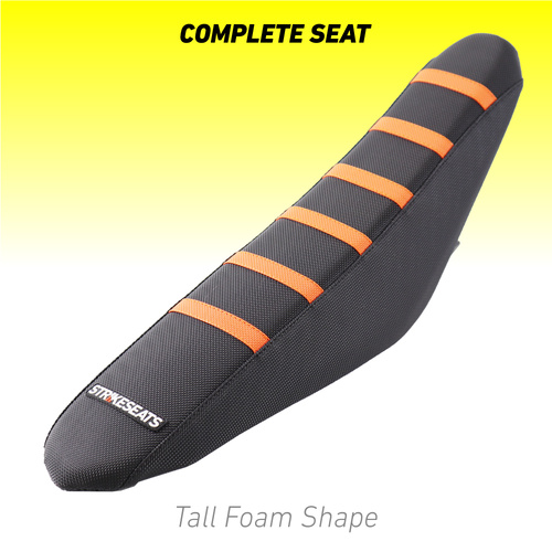 KTM SX/SXF 11-15 /EXC/EXCF 12-16 ORANGE/BLACK/BLACK TALL Complete Seat