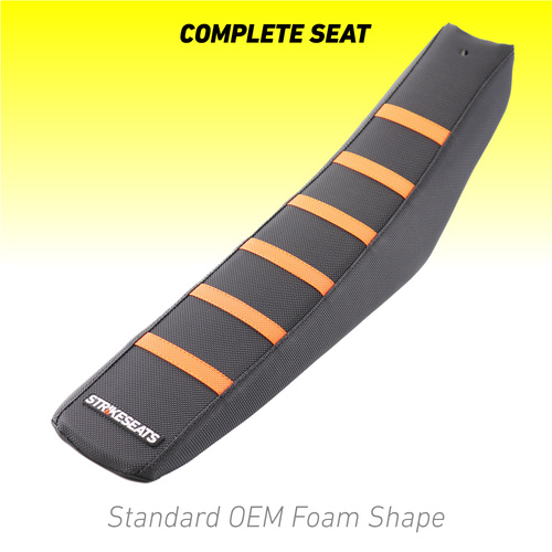 KTM 125SX/250SX/300SX/250SXF/350SXF/450SXF 23-25/ EXC 24-25 ORANGE/BLACK/BLACK Standard OEM Complete Seat