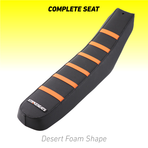 KTM 125SX/250SX/300SX/250SXF/350SXF/450SXF 23-25/ EXC 24-25 ORANGE/BLACK/BLACK DESERT Complete Seat