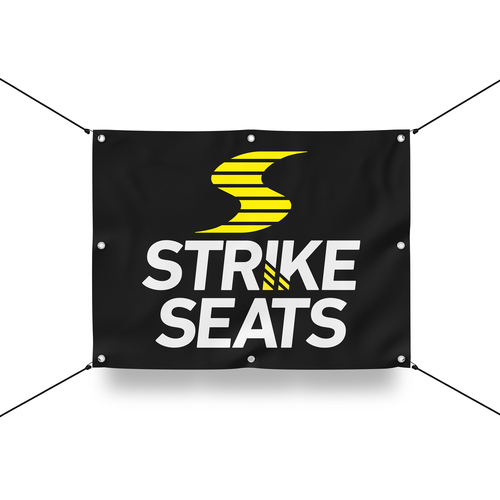 Strikeseats Outdoor Vinyl Banner - 75cm H x 100cm W
