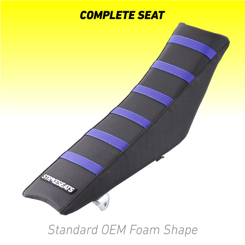 Yamaha YZ250F 14-18 /YZ450F 14-17 /WR250F 15-19 BLUE/BLACK/BLACK Standard OEM Complete Seat